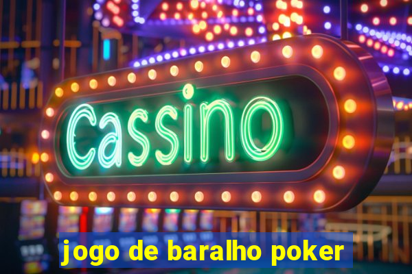 jogo de baralho poker