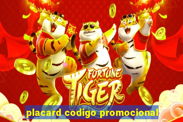 placard codigo promocional