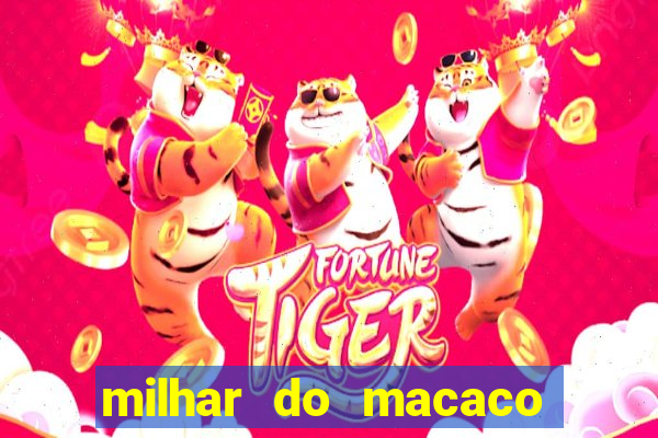 milhar do macaco que mais saem no jogo do bicho