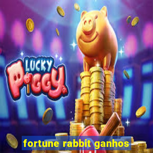 fortune rabbit ganhos