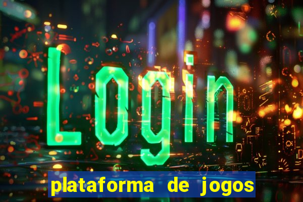 plataforma de jogos nova pagando