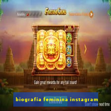 biografia feminina instagram