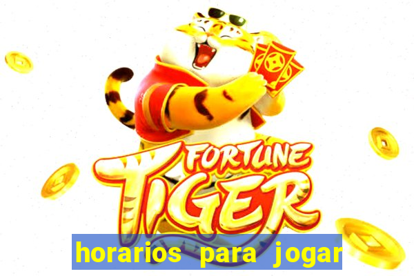 horarios para jogar no fortune rabbit