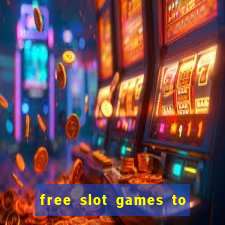 free slot games to win real money