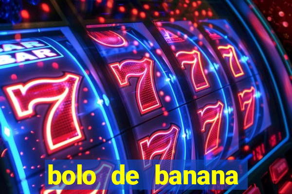 bolo de banana menino prendado