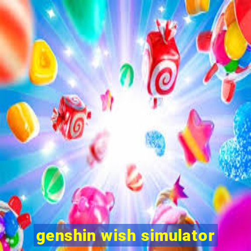 genshin wish simulator