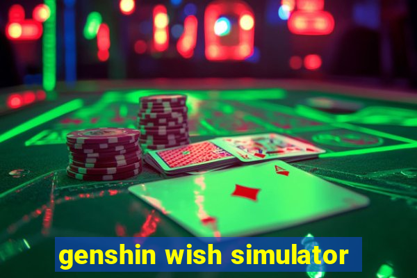 genshin wish simulator