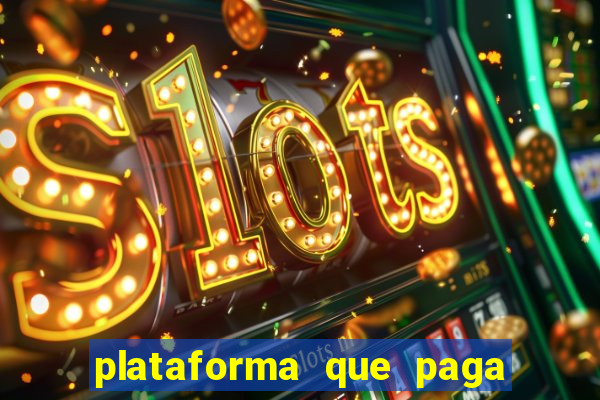 plataforma que paga no cadastro slots