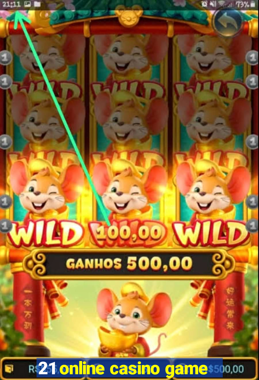 21 online casino game