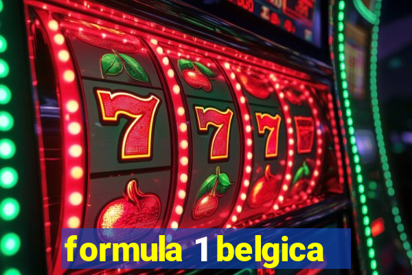 formula 1 belgica