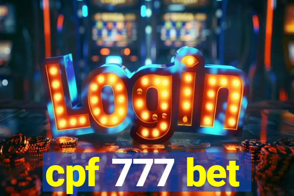 cpf 777 bet