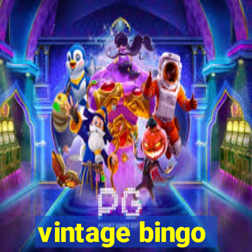 vintage bingo