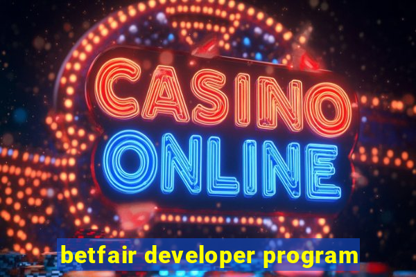 betfair developer program