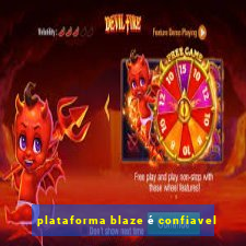 plataforma blaze é confiavel