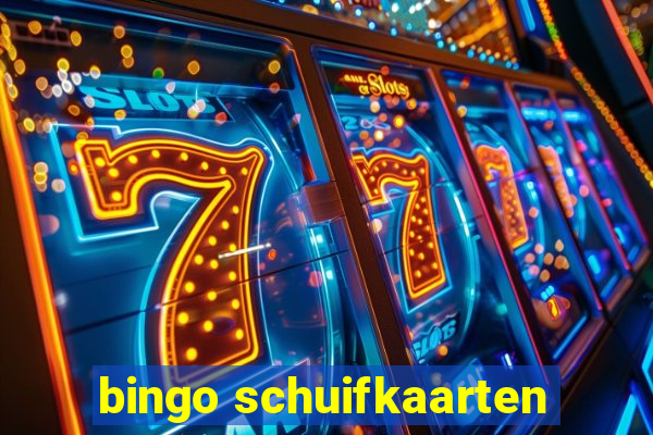 bingo schuifkaarten