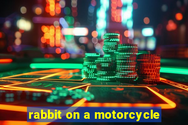 rabbit on a motorcycle