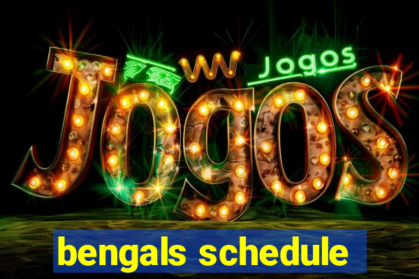 bengals schedule