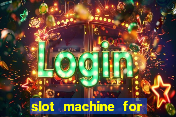 slot machine for home bar