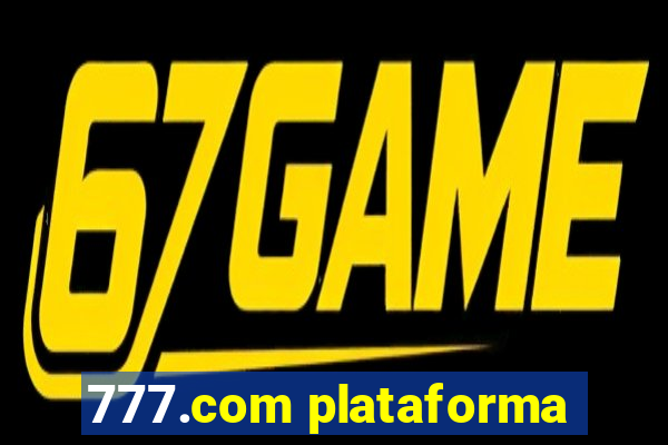 777.com plataforma