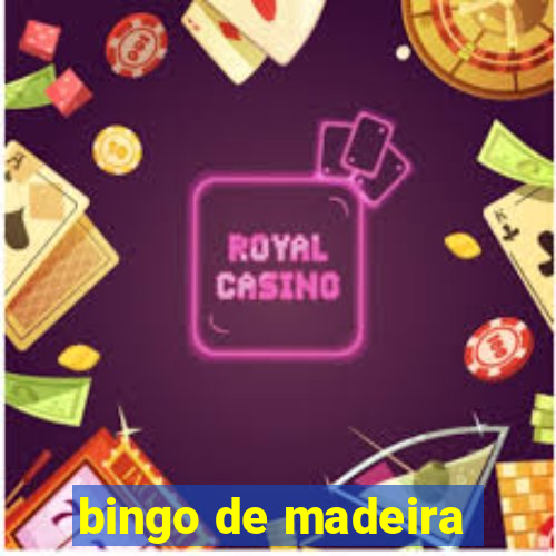 bingo de madeira