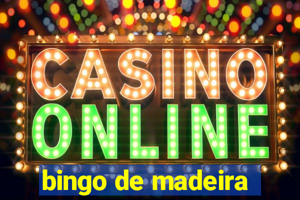 bingo de madeira