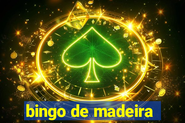 bingo de madeira