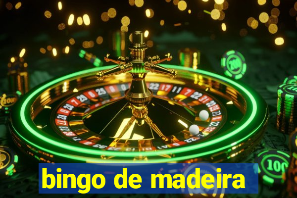 bingo de madeira