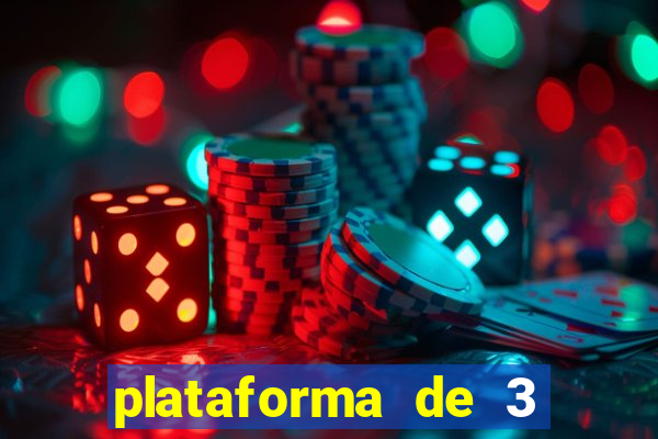 plataforma de 3 reais cassino