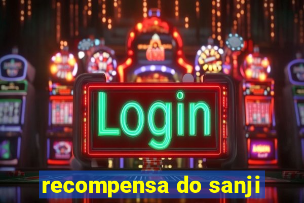 recompensa do sanji