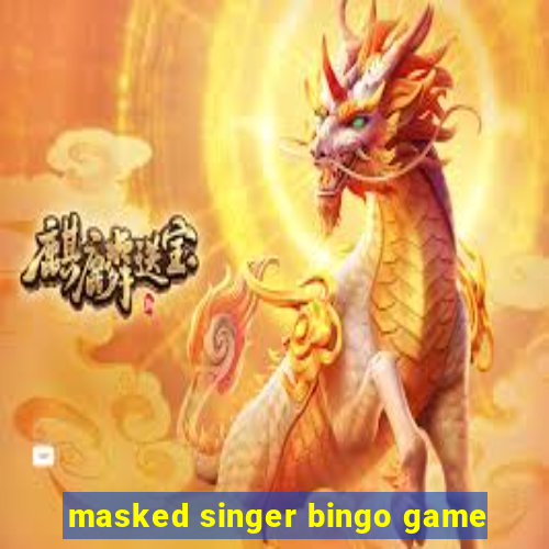 masked singer bingo game