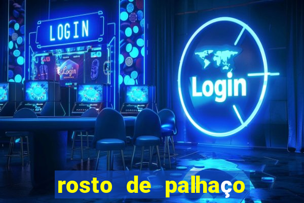 rosto de palhaço para imprimir