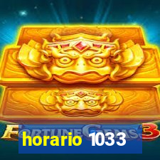 horario 1033