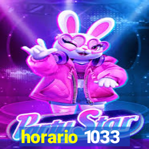 horario 1033