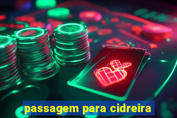 passagem para cidreira