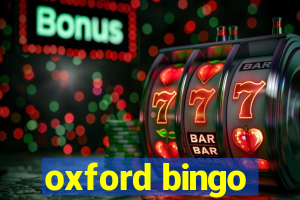 oxford bingo