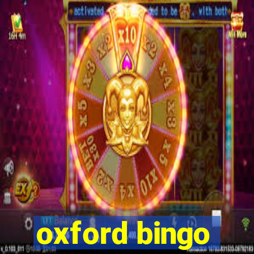 oxford bingo