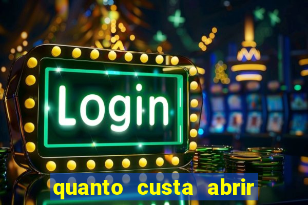 quanto custa abrir um cassino online