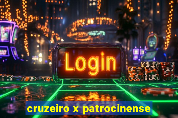 cruzeiro x patrocinense