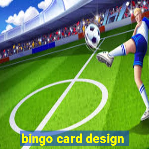 bingo card design