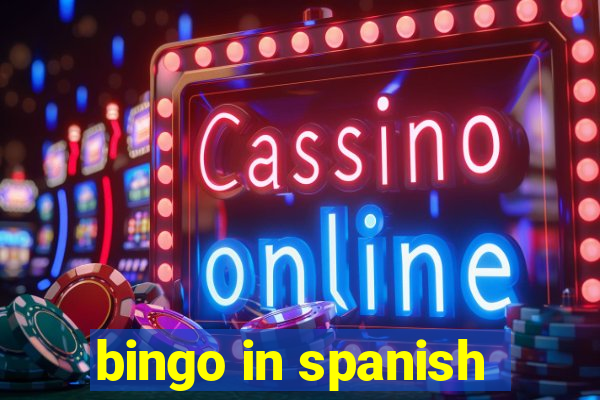 bingo in spanish