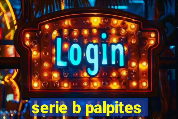 serie b palpites