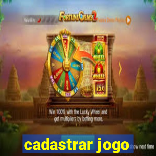 cadastrar jogo