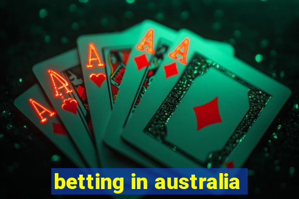 betting in australia