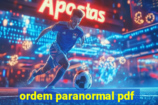 ordem paranormal pdf