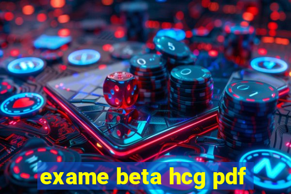 exame beta hcg pdf