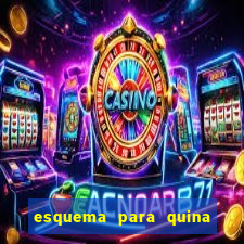 esquema para quina com 20 dezenas