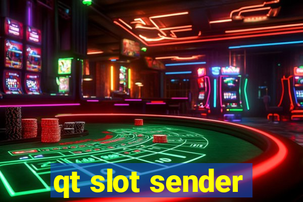 qt slot sender