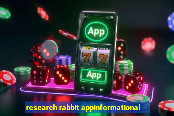 research rabbit appInformational