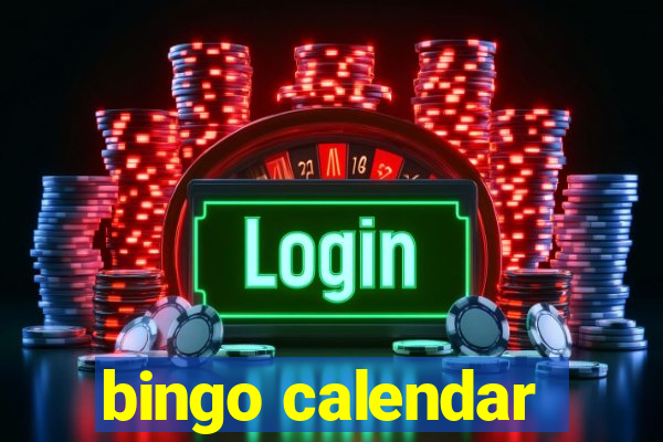 bingo calendar