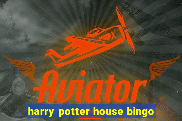 harry potter house bingo